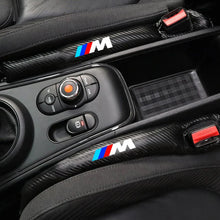 Load image into Gallery viewer, BMW Leather Car Seat Gap Filler Strip / Side Seam Leak-Proof Plug for E90 / F06 / F07 / F10 / F20 / F22 / F30 / F32 / F40 / F46 / M3 / M4 (Brown / Carbon Fiber Black)