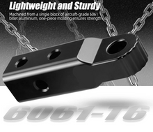 Load image into Gallery viewer, Universal 2" Hitch Receiver Billet Aluminum D-Ring Shackle Mount &amp; Tow Link for Off-Road Recovery (Toyota 4Runner / Tacoma / Tundra / Universal 2" Receiver Applications / Replaces 51909-35011)