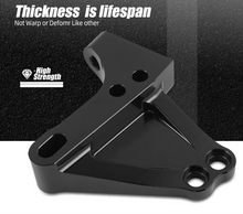Load image into Gallery viewer, Honda Civic Si / CR-V / K-Swap K20 K24 Black Billet Aluminum K-Series Engine Block Bracket Passenger Side 2002 - 2006