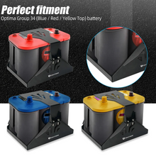 Load image into Gallery viewer, Universal Group 34 Performance Battery Hold-Down Tray &amp; Mount Bracket Kit (Aluminum / Compatible with Blue, Red, Yellow Top Group 34 Batteries)