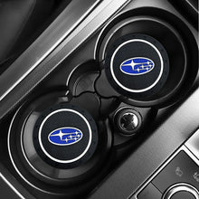 Load image into Gallery viewer, Subaru Silicone Anti-Slip Car Cup Holder Coaster 2-Piece Set for Forester / Impreza / Outback / Legacy / Tribeca / WRX / XV