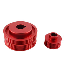 Load image into Gallery viewer, Subaru Impreza WRX / STi EJ20 / EJ25 2.0L / 2.5L Lightweight Aluminum Crankshaft Pulley 2002 - 2007 (Version 7 / 8 / 9 / Blue / Red / Black)