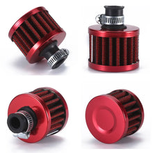 Load image into Gallery viewer, Universal Cone Cold Air Intake Filter (12mm / 25mm) – Reusable &amp; Washable Performance Air Filter