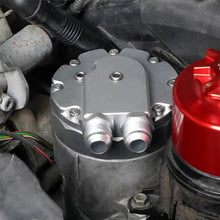 Load image into Gallery viewer, BMW M52 M54 Oil Filter Cap Adapter for External Oil Cooler (AN10 Ports)