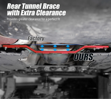 Load image into Gallery viewer, VW MQB Platform 8mm Billet Aluminium Rear Tunnel Brace for Golf MK7 / MK8 / Passat B8 / Jetta / Arteon / T-Roc / Taos &amp; Audi A3 8V / 8Y / Q2 &amp; SEAT Leon / Ateca / Formentor &amp; Skoda Octavia / Superb / Karoq (FWD / AWD / Replaces 5Q0802128)