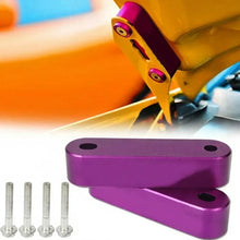 Load image into Gallery viewer, Universal Aluminum Hood Vent Spacer Riser Kit (Black / Purple / Silver)
