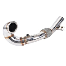 Load image into Gallery viewer, VW Golf MK7 / MK7.5 R, Audi A3 / S3 / TT / TTS Quattro 2.0 TFSI 3.5" SS304 Stainless Steel Downpipe with Flex Pipe (MQB Platform 2014+)
