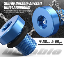 Load image into Gallery viewer, BMW &amp; MINI Universal Billet Aluminium Cooling System Coolant Bleed Screw 1997 - 2019 (Replaces 11537793373 / 17111712788 / 17110141325)