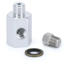 Load image into Gallery viewer, BMW 3 Series E30 / E36 3-Port Oil Pressure &amp; Temperature Gauge Adapter T-Piece (M12 x 1.5 to 1/8" NPT)