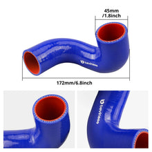 Load image into Gallery viewer, BMW E81 / E82 / E87 / E88 1 Series, E90 / E91 / E92 / E93 3 Series &amp; E84 X1 Lower Radiator to Thermostat Silicone Hose Repair Kit with Billet Aluminum Flange (N52N / N53 Engines / Replaces 17127564478)