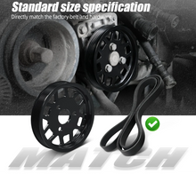 Load image into Gallery viewer, BMW M54 M52TU Aluminum Water Pump &amp; Power Steering Pulley Kit – E46 E39 E38 X3 X5