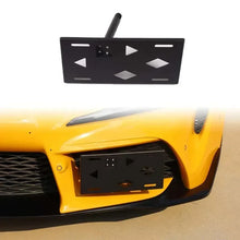 Load image into Gallery viewer, Toyota Supra MK5 A90 / A91 Front Bumper Tow Hook License Plate Mount Bracket 2019 - 2025