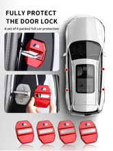 Load image into Gallery viewer, BMW Carbon Fiber Car Door Lock Cover Sticker Set (4-Piece) for E30 / E36 / E39 / E46 / E60 / E70 / E87 / E90 / E91 / F10 / F20 / F30