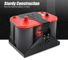 Load image into Gallery viewer, Universal Group 34 Performance Battery Hold-Down Tray &amp; Mount Bracket Kit (Aluminum / Compatible with Blue, Red, Yellow Top Group 34 Batteries)