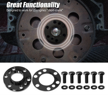Load image into Gallery viewer, LS Short Crank Flexplate Spacer with Bolts for LS1 / LS2 / LS3 / LS6 / LS7 &amp; GM 5.3L / 5.7L / 6.0L / 6.2L to SBC Transmission Adapter (Replaces 12563532 / 12563533)