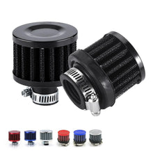 Load image into Gallery viewer, Universal Cone Cold Air Intake Filter (12mm / 25mm) – Reusable &amp; Washable Performance Air Filter