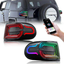 Load image into Gallery viewer, Toyota FJ Cruiser RGB LED Tail Light Assembly with Dynamic Turn Signal 2007 - 2020 (Pair)