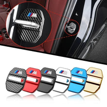 Load image into Gallery viewer, BMW Carbon Fiber Car Door Lock Cover Sticker Set (4-Piece) for E30 / E36 / E39 / E46 / E60 / E70 / E87 / E90 / E91 / F10 / F20 / F30