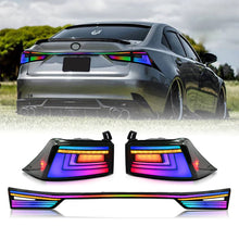 Load image into Gallery viewer, Lexus IS200t / IS250 / IS300 / IS350 Smoked RGB LED Tail Light Assembly 2014 - 2020 (Left &amp; Right / Pair)