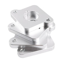 Load image into Gallery viewer, VW / Audi 1.8T 20V to 2.0 TFSI / R8 Coilpack Adapter Plate Set Billet Aluminum (Frosted Silver) for A3 / S3 / A4 / A6 / TT MK1 / Golf MK4 / GTI / Jetta / Beetle / Passat 1996 - 2011