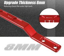 Load image into Gallery viewer, VW MQB Platform 8mm Billet Aluminium Rear Tunnel Brace for Golf MK7 / MK8 / Passat B8 / Jetta / Arteon / T-Roc / Taos &amp; Audi A3 8V / 8Y / Q2 &amp; SEAT Leon / Ateca / Formentor &amp; Skoda Octavia / Superb / Karoq (FWD / AWD / Replaces 5Q0802128)