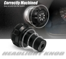 Load image into Gallery viewer, Ford Bronco / F-150 / F-250 / F-350 &amp; Mustang Billet Aluminum Headlight Switch Knob 1992 - 2004 (Replaces F5TZ11661A / F5ZZ11661A)