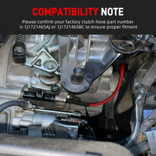 Load image into Gallery viewer, VW Golf / Jetta / Beetle / Bora / Audi TT A3 / Seat Leon Stainless Steel Braided Clutch Hose 6-Speed Manual LHD 1999 - 2007