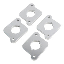 Load image into Gallery viewer, VW / Audi 1.8T 20V to 2.0 TFSI / R8 Coilpack Adapter Plate Set Billet Aluminum (Silver) for A3 / S3 / A4 / A6 / TT MK1 / Golf MK4 / GTI / Jetta / Beetle / Passat 1996 - 2011