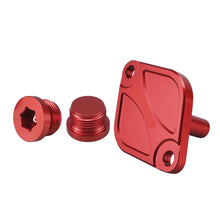 Load image into Gallery viewer, BMW N54 / N55 / S55 Engine Billet Aluminium Oil Thermostat Housing Cover &amp; Plug Kit (Replaces 11617568552)