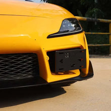 Load image into Gallery viewer, Toyota Supra MK5 A90 / A91 Front Bumper Tow Hook License Plate Mount Bracket 2019 - 2025