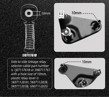 Load image into Gallery viewer, VW Golf MK7 / Jetta / Passat / Beetle / EOS / CC &amp; Audi A3 / Q3 / TT Manual Transmission Billet Aluminium Shifter Bushing Kit (10mm Pin)
