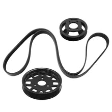 Load image into Gallery viewer, BMW M54 M52TU Aluminum Water Pump &amp; Power Steering Pulley Kit – E46 E39 E38 X3 X5