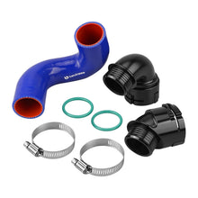 Load image into Gallery viewer, BMW E81 / E82 / E87 / E88 1 Series, E90 / E91 / E92 / E93 3 Series &amp; E84 X1 Lower Radiator to Thermostat Silicone Hose Repair Kit with Billet Aluminum Flange (N52N / N53 Engines / Replaces 17127564478)