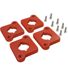 Load image into Gallery viewer, VW / Audi 1.8T 20V to 2.0 TFSI / R8 Coilpack Adapter Plate Set Billet Aluminum (Frosted Silver) for A3 / S3 / A4 / A6 / TT MK1 / Golf MK4 / GTI / Jetta / Beetle / Passat 1996 - 2011