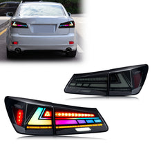 Load image into Gallery viewer, Lexus IS250 / IS350 / IS-F 2IS LED RGB Tail Light Assembly with Sequential Turn Signal &amp; Start-Up Animation 2006 - 2013 (Left &amp; Right / Pair)