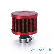 Load image into Gallery viewer, Universal Cone Cold Air Intake Filter (12mm / 25mm) – Reusable &amp; Washable Performance Air Filter