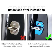 Load image into Gallery viewer, BMW Carbon Fiber Car Door Lock Cover Sticker Set (4-Piece) for E30 / E36 / E39 / E46 / E60 / E70 / E87 / E90 / E91 / F10 / F20 / F30