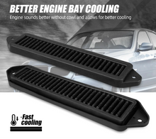 Load image into Gallery viewer, BMW E81 / E82 / E87 / E88 1 Series, E90 / E91 / E92 / E93 3 Series &amp; E84 X1 Cowl Delete Replacement Air Filter Set 2005 - 2015 (2-Piece HVAC Cowl Filter)