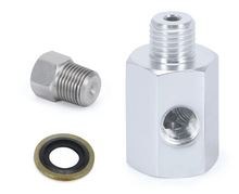 Load image into Gallery viewer, BMW 3 Series E30 / E36 3-Port Oil Pressure &amp; Temperature Gauge Adapter T-Piece (M12 x 1.5 to 1/8" NPT)