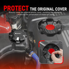 Load image into Gallery viewer, BMW 1 2 3 4 5 6 7 Series / X1 X3 X4 X5 X6 / Z4 Carbon Fiber Coolant Tank Cap Cover 17117639020 2003 - 2020