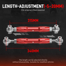 Load image into Gallery viewer, Toyota 4Runner Billet Aluminum Rear Upper Adjustable Control Arms 2010 - 2024 (On-Vehicle Adjustable -5mm / +20mm / Replaces 48710-60160)