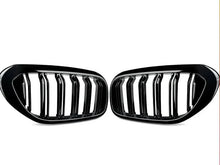 Load image into Gallery viewer, Gloss Black Double Slat Kidney Grille for BMW 5 Series G30 G31 520i 530i 540i M5 (2017–2020) – Front Racing Grilles Upgrade