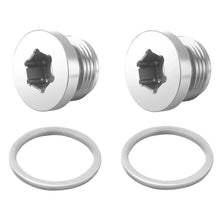 Load image into Gallery viewer, BMW N54 / N55 / S55 Engine Billet Aluminium Oil Thermostat Housing Cover &amp; Plug Kit (Replaces 11617568552)