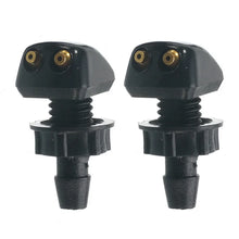 Load image into Gallery viewer, Universal BMW Front Windshield Washer Jet Nozzle Set (2-Piece, Fits Most BMW Models Including E30 / E34 / E36 / E39 / E46 / E53 X5 / E60 / E87 / E90 / E91 / E92 / E93 / F10 / F20 / F30 / M3 / M4 / M5)