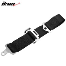 Load image into Gallery viewer, Universal 5th Black Harness Camlock Adjustable Mounting Seat Belt