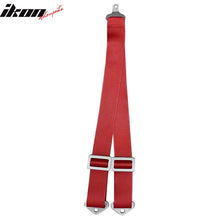 Load image into Gallery viewer, Universal Red 2" 5th Cam-lock Seat Belt Harness Nylon