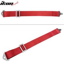 Load image into Gallery viewer, Universal Red 2" 5th Cam-lock Seat Belt Harness Nylon