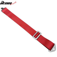 Load image into Gallery viewer, Universal Red 2" 5th Cam-lock Seat Belt Harness Nylon