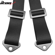 Load image into Gallery viewer, Universal Black 2" 6th Cam-lock Seat Belt Harness Nylon