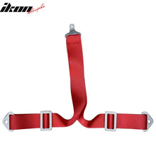 Load image into Gallery viewer, Universal Red 2" 6th Cam-lock Seat Belt Harness Nylon